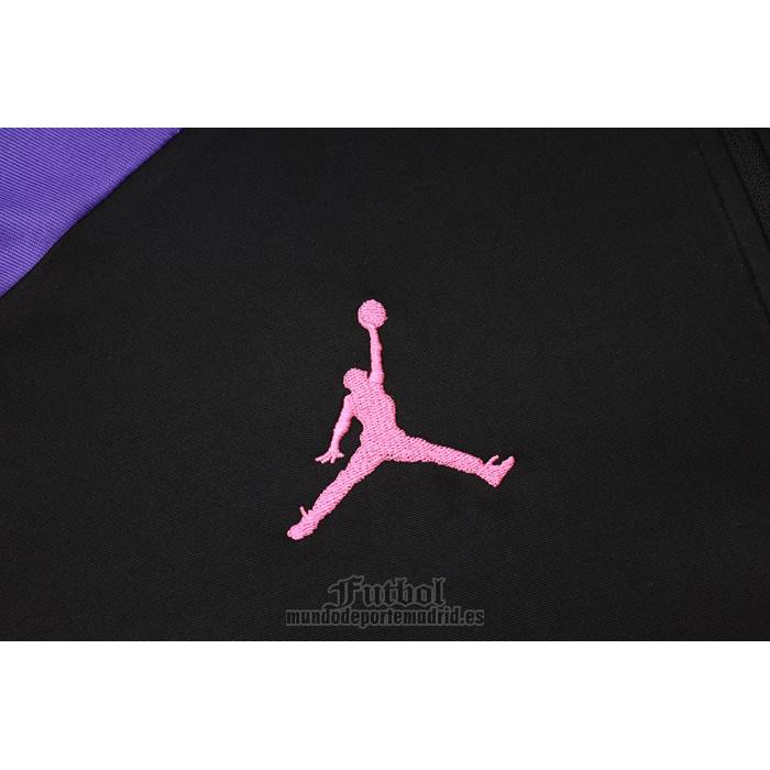 Chandal de Sudadera del Paris Saint-Germain Jordan Nino 2024-2025 Negro